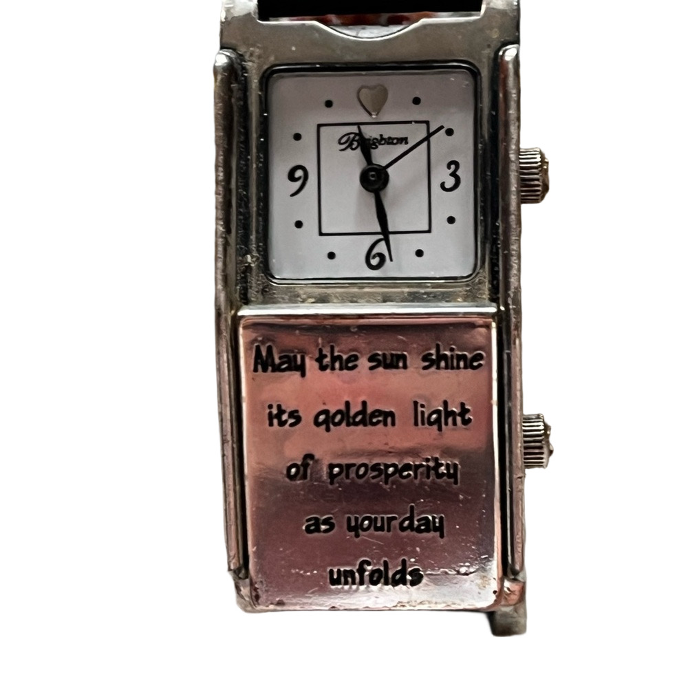 Brighton Vintage Double Timepiece Heart Motif Watch